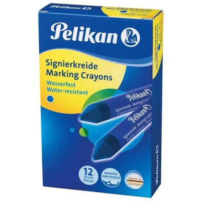 Pelikan 762 – Confezione da 12 Pastelli Industriali Blu Pelikan 762 – Confezione da 12 Pastelli Industriali Blu