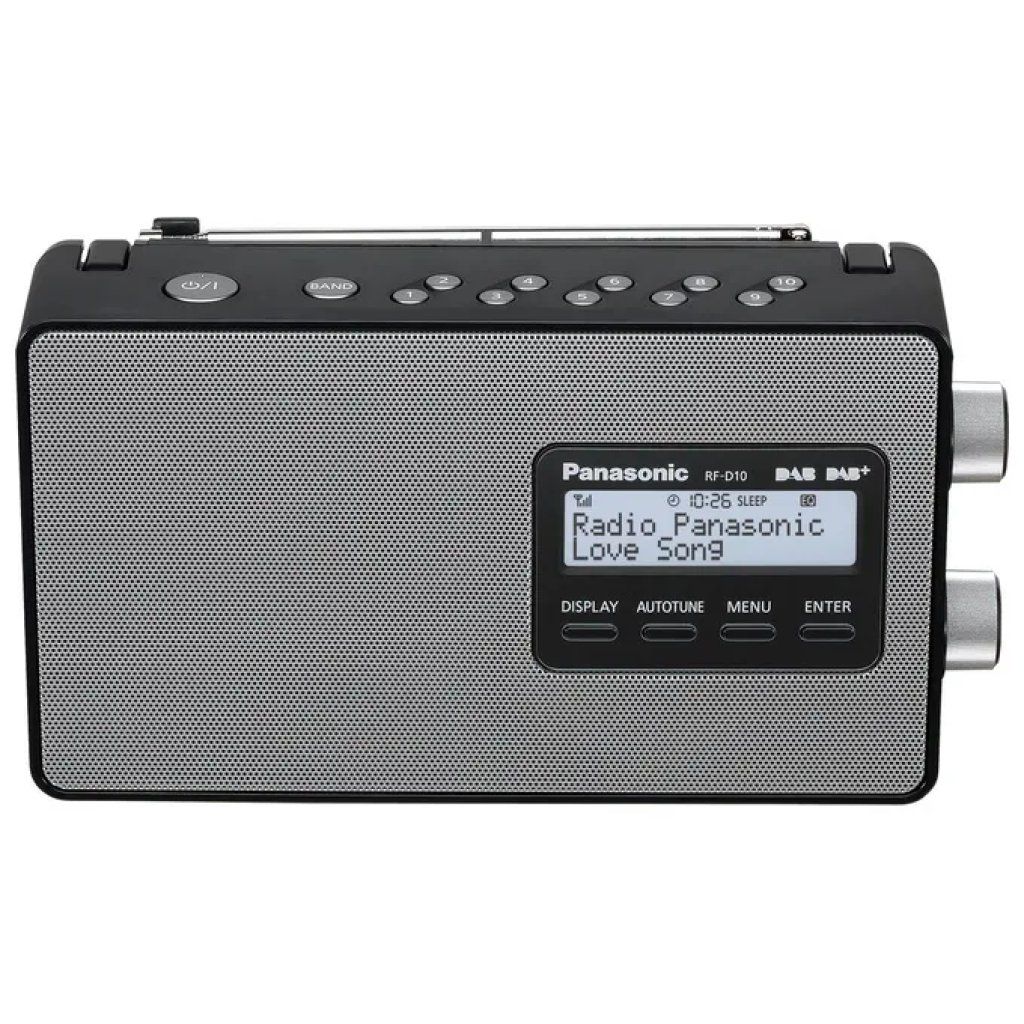 Panasonic RF-D10EG-K Radio Portatile DAB+/FM Nera