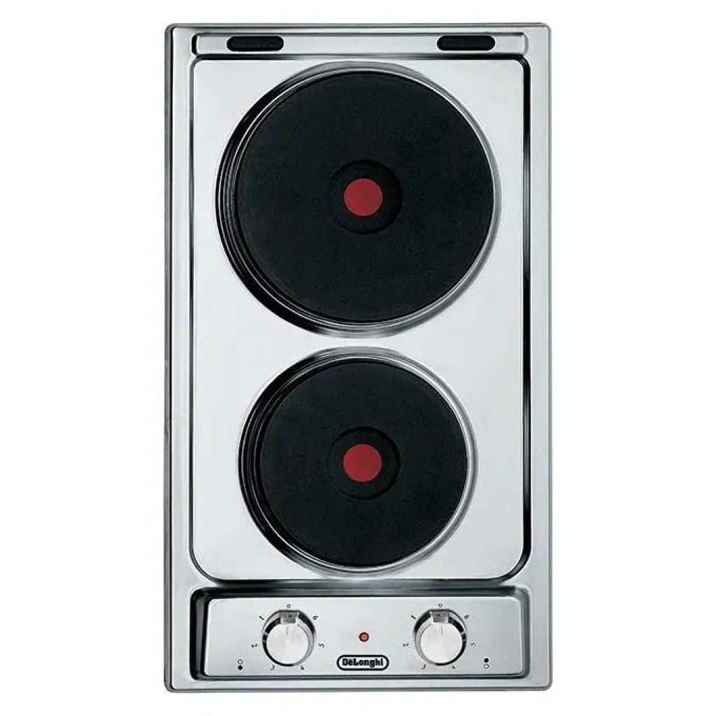 DELONGHI De’Longhi I232ER Piano Cottura Elettrico Domino 30 cm Inox DELONGHI De’Longhi I232ER Piano Cottura Elettrico Domino 30 cm Inox