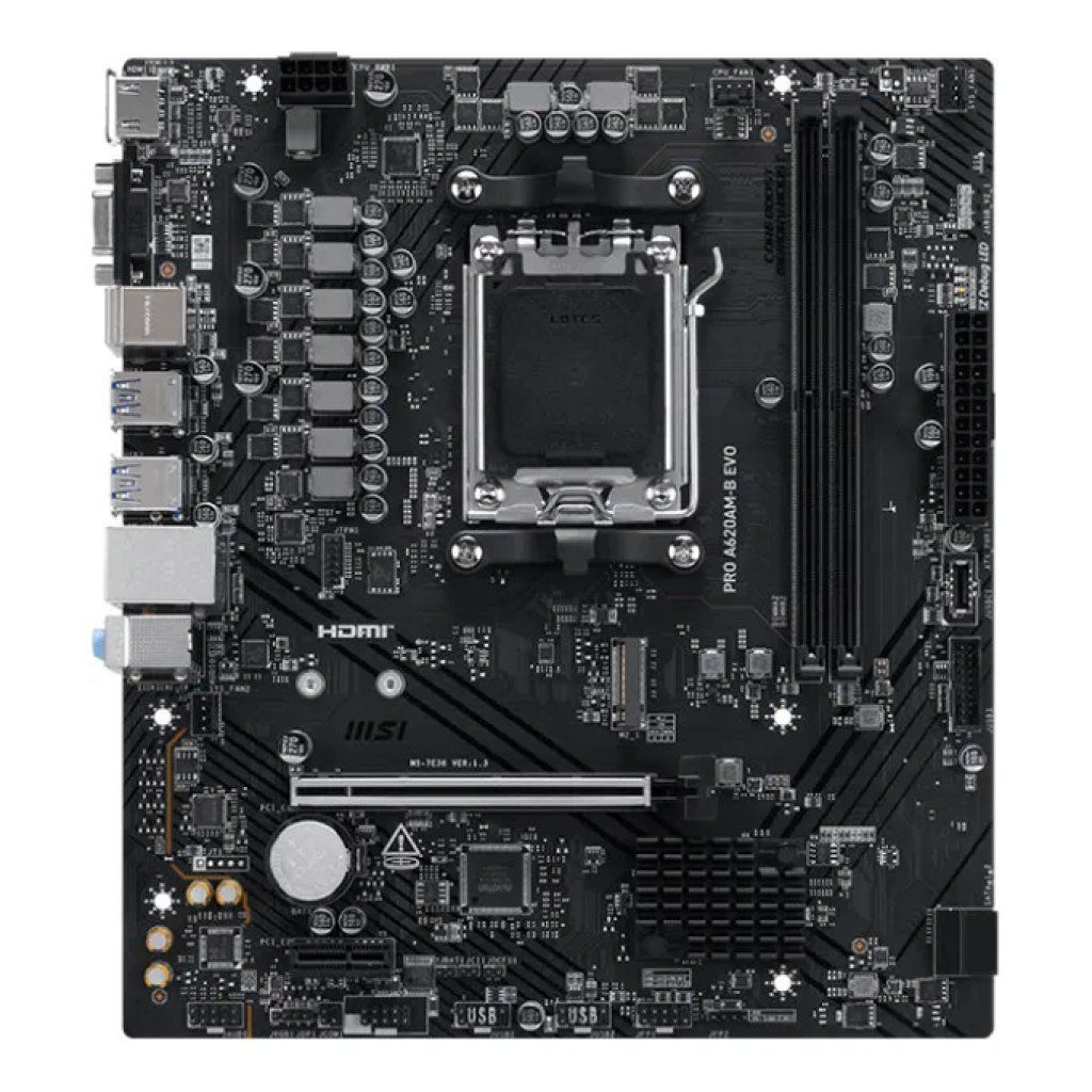 MSI PRO A620AM-B EVO Scheda Madre ATX AM5 DDR5