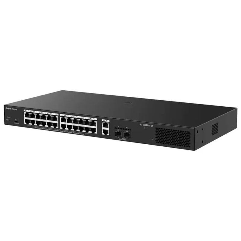 Ruijie Networks Ruijie Reyee RG-ES228GS-LP Switch Gigabit PoE+ 24 porte, 250 W, 2 SFP