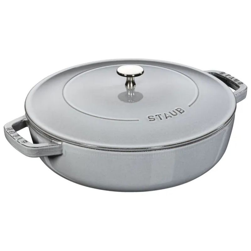 STAUB Chistera Casseruola in Ghisa 28 cm, 3,7 L – Grigio Grafite
