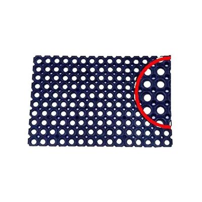 Lady Doc 03989 Zerbino Componibile in Gomma Nera 100 x 150 cm