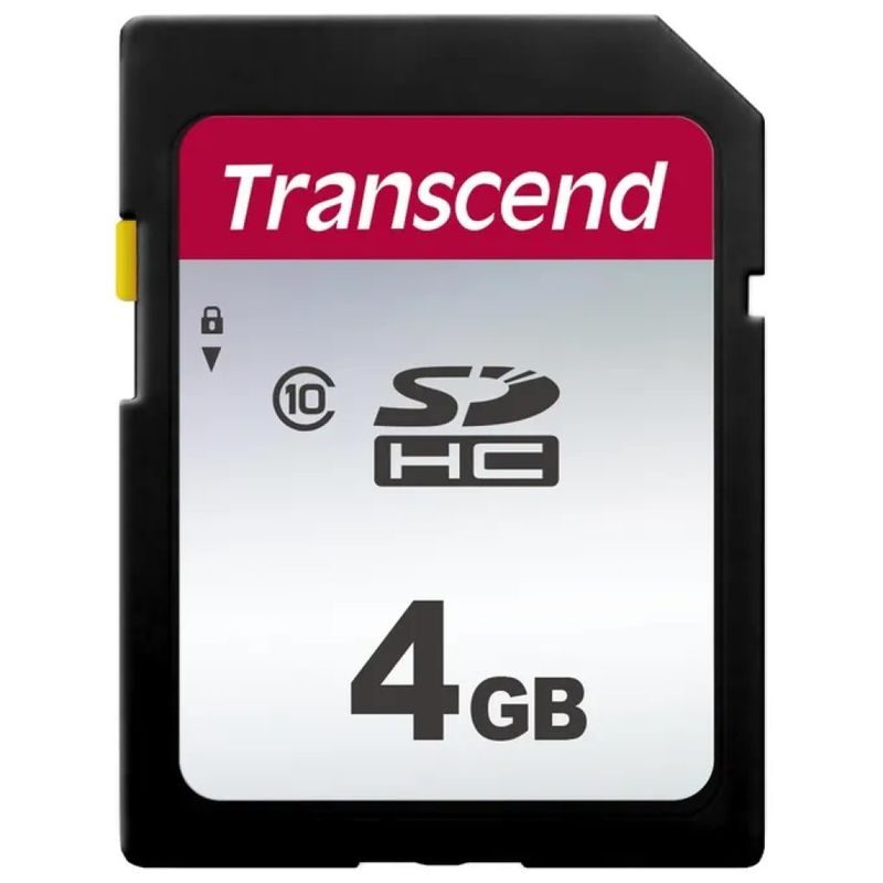 Transcend SDHC 300S – Scheda di memoria da 4 GB, Classe 10 UHS-I Transcend SDHC 300S – Scheda di memoria da 4 GB, Classe 10 UHS-I