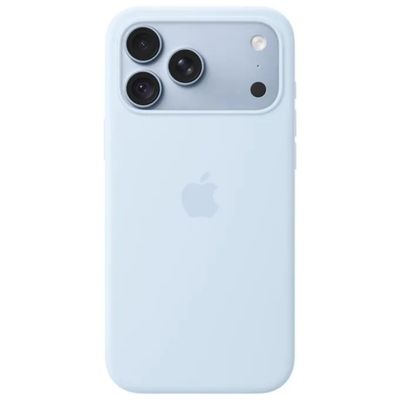 Apple Custodia MagSafe in silicone per iPhone 18 Pro Max – Celeste vivace