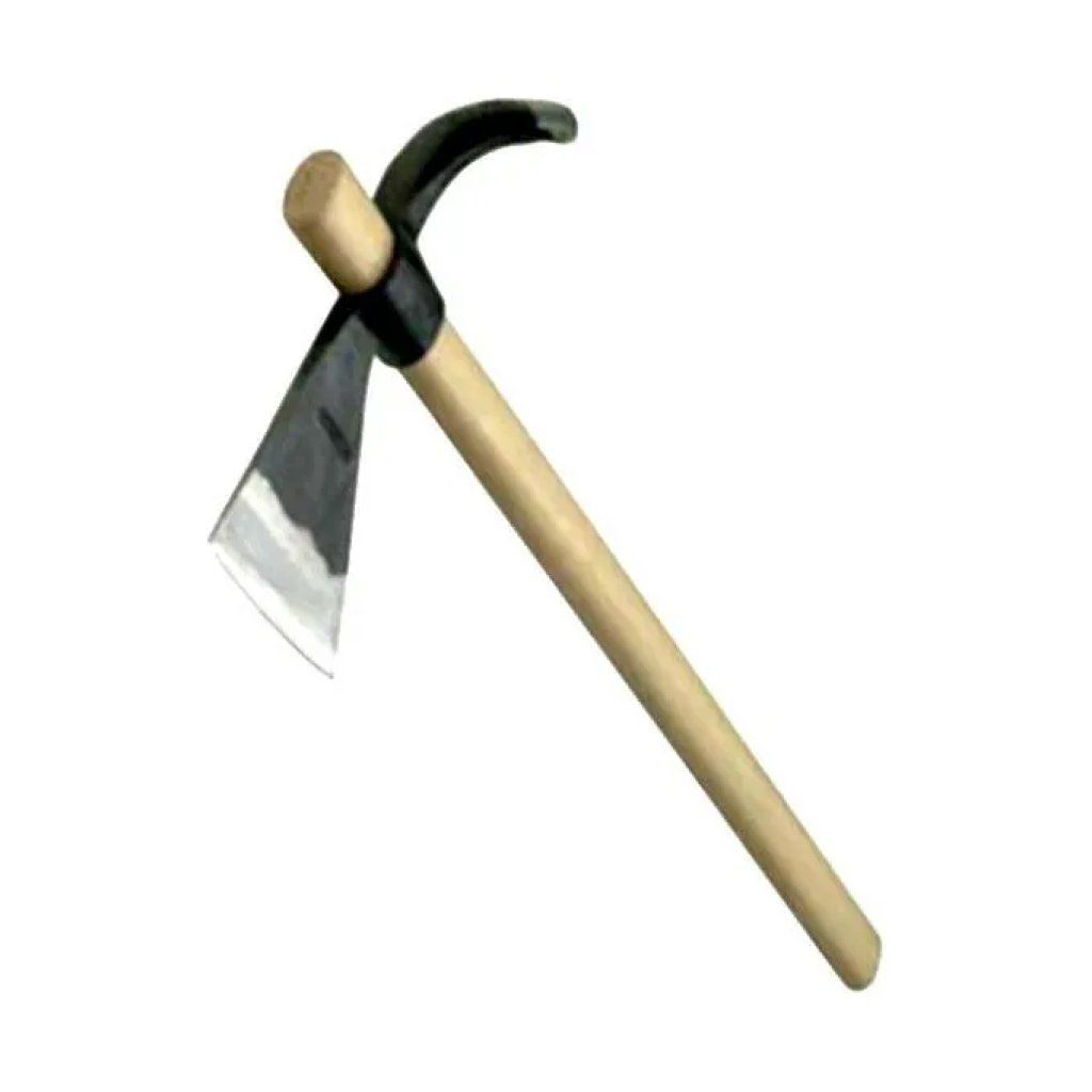 Rinaldi 506M Sgorbia con Piccozzino, acciaio forgiato, manico in legno da 45 cm