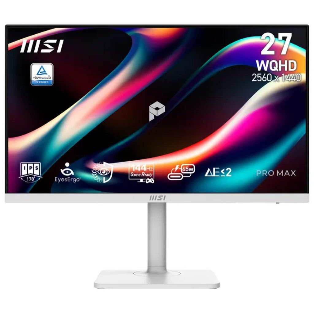 MSI Monitor MSI PRO MAX 271QPHW E14 27” WQHD 144Hz IPS MSI Monitor MSI PRO MAX 271QPHW E14 27” WQHD 144Hz IPS