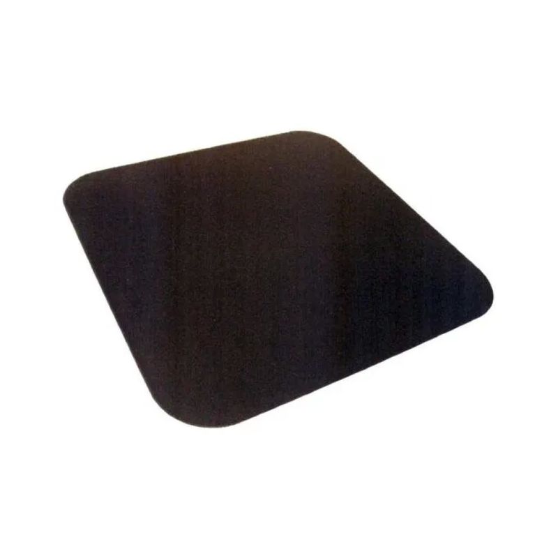 Mille Pedana Quadrata per Stufa a Legna 79 x 79 cm, Acciaio Nero Opaco