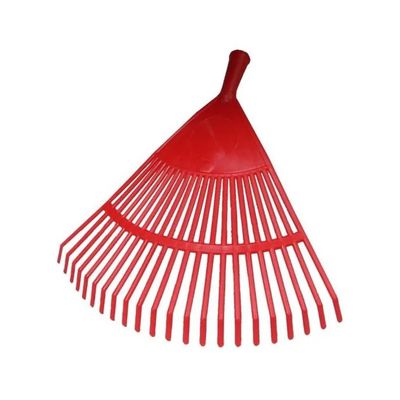 STEA 011 Scopa per Foglie in Polipropilene, 22 Denti, Larghezza 42 cm