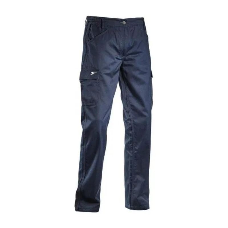 Diadora Level Pantalone Cargo da Lavoro Blu, Taglia XXL