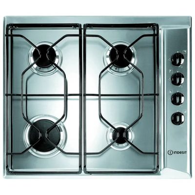 Indesit PAA642IXIWE1 Piano Cottura a Gas 58 cm, 4 Fuochi, Inox Indesit PAA642IXIWE1 Piano Cottura a Gas 58 cm, 4 Fuochi, Inox