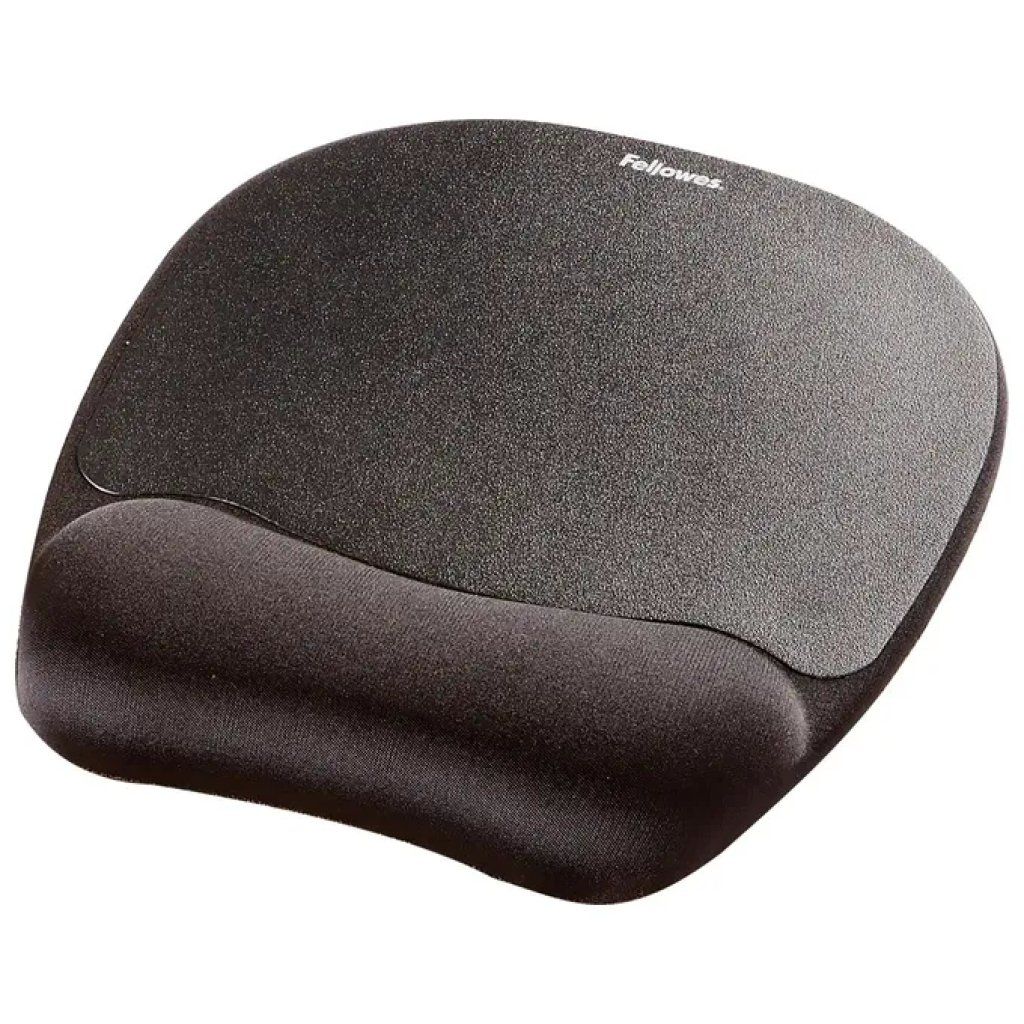 Fellowes 9176501 Tappetino Mouse Ergonomico Nero con Poggiapolsi in Memory Foam Fellowes 9176501 Tappetino Mouse Ergonomico Nero con Poggiapolsi in Memory Foam