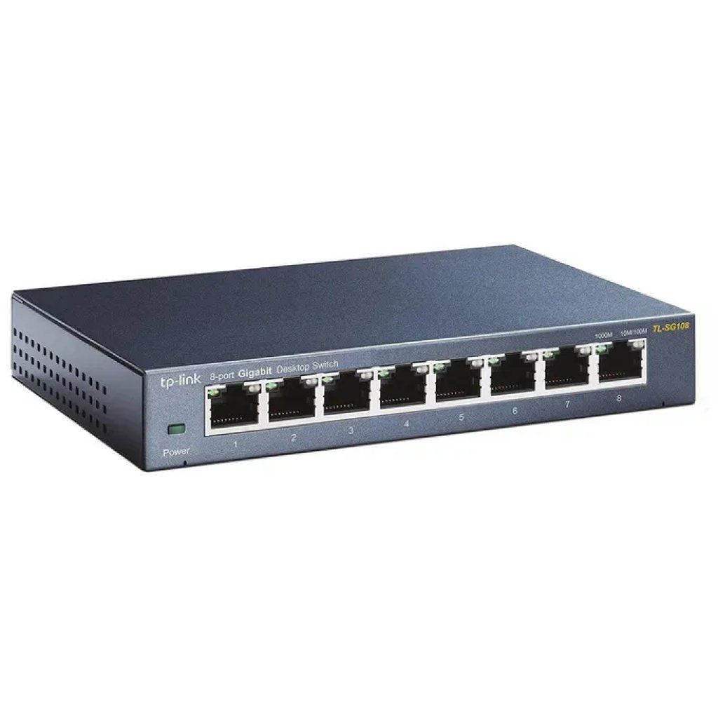 TP-Link TL-SG108 Switch Gigabit Ethernet a 8 porte