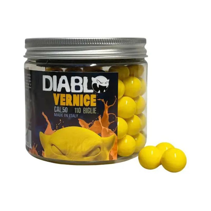 Defence System Diablo T4E .50 – 110 sfere paintball biodegradabili gialle