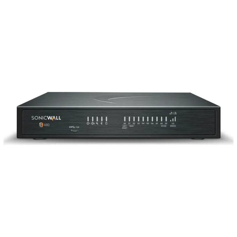 SonicWall TZ480 Firewall di sicurezza di rete, 8 porte