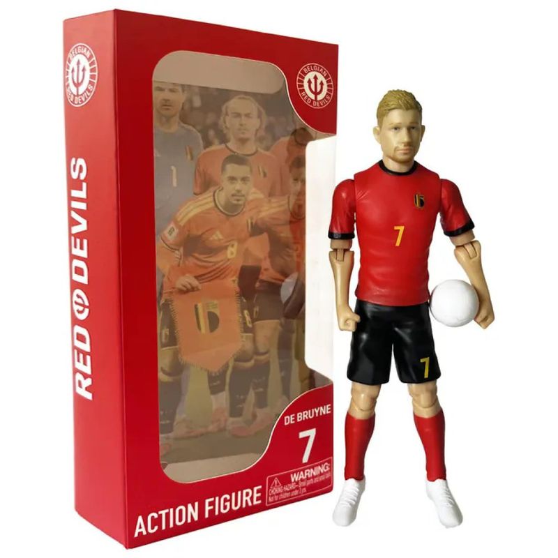 Megableu Red Devils – Action figure di Kevin De Bruyne, 20 cm