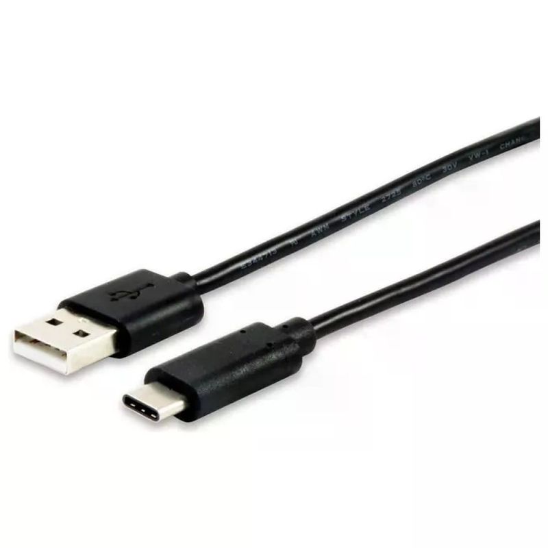 Equip 12888107 Cavo USB-A a USB-C 1 m Nero USB 2.0