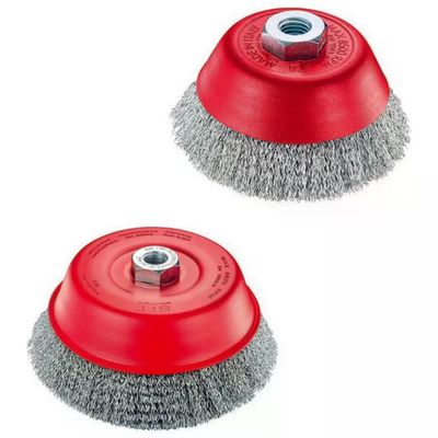 SIT Spazzola a Tazza in Acciaio 100 mm con Attacco M14