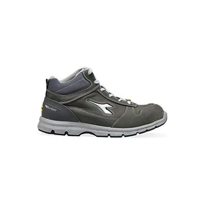 Diadora HI-RUN Scarponcino Antinfortunistico Alto S3 SRC ESD, Nabuk, Grigio Castello, Taglia 46 Diadora HI-RUN Scarponcino Antinfortunistico Alto S3 SRC ESD, Nabuk, Grigio Castello, Taglia 46