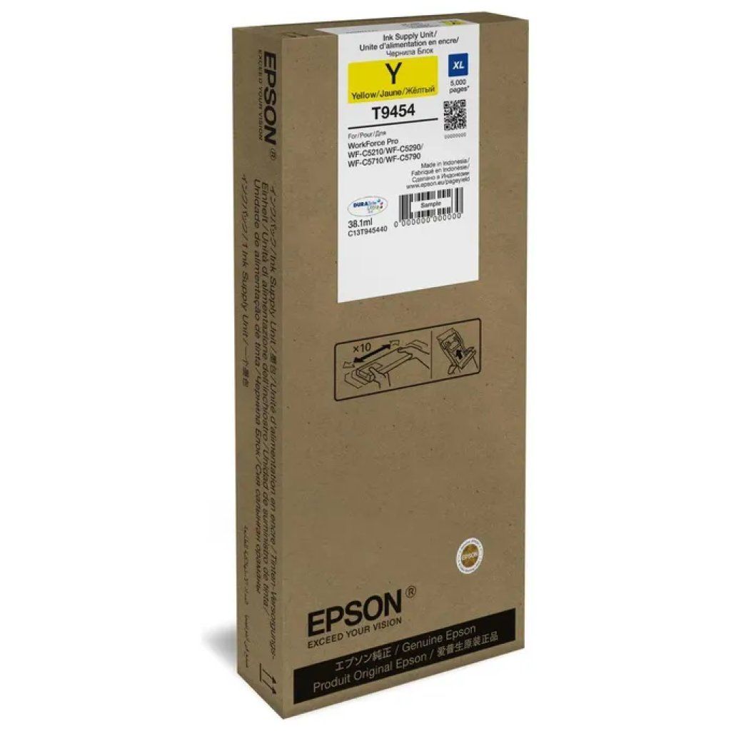 Epson Cartuccia Epson T9454 DURABrite Ultra XL Gialla
