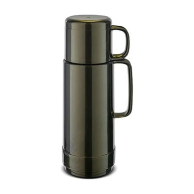ROTPUNKT Thermos 0,5 L con Interno in Vetro, Black Honey