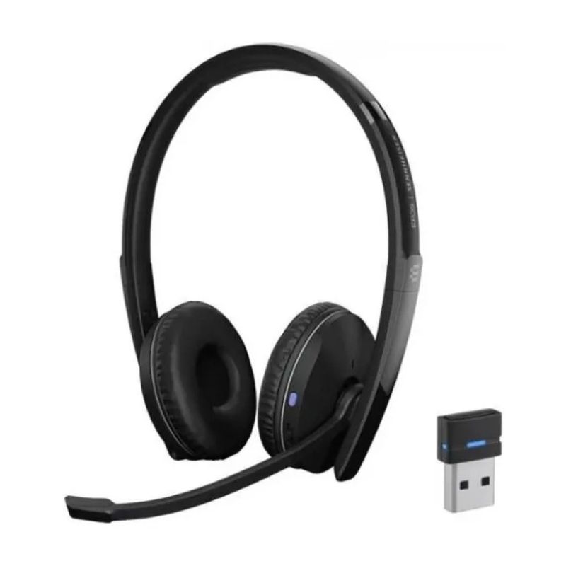 SENNHEISER EPOS ADAPT 260 – Cuffie wireless stereo Bluetooth con microfono, dongle USB