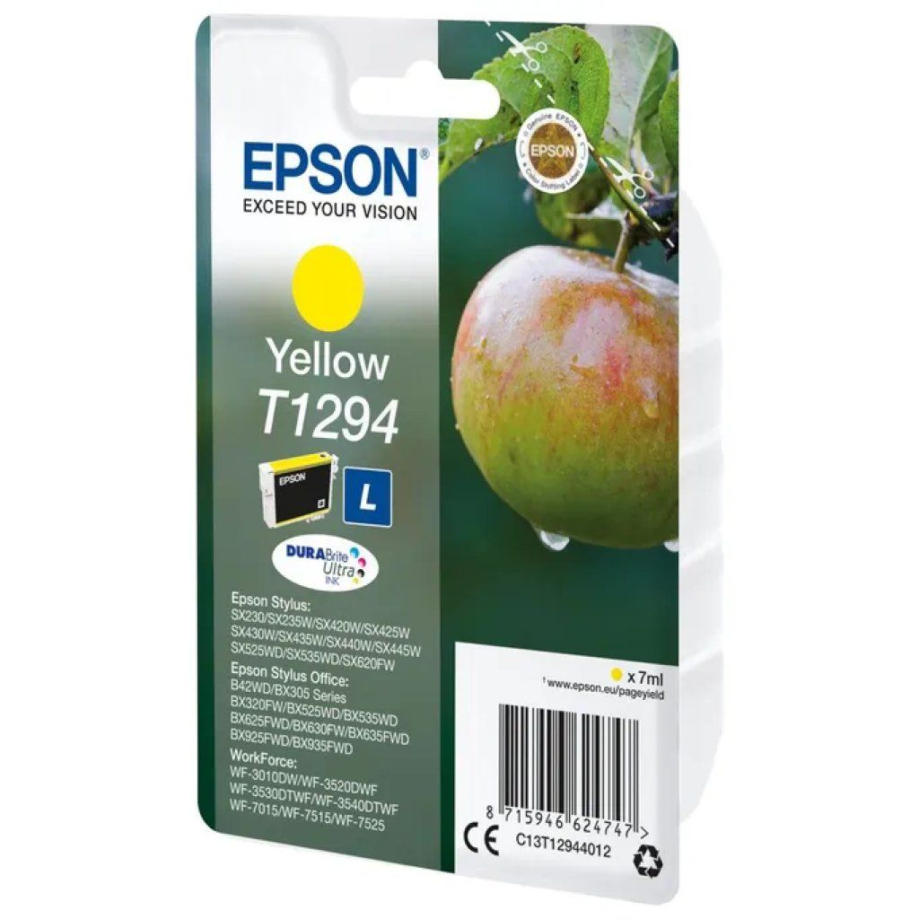 Epson Cartuccia Epson Giallo Mela XL – C13T12944022 Epson Cartuccia Epson Giallo Mela XL – C13T12944022
