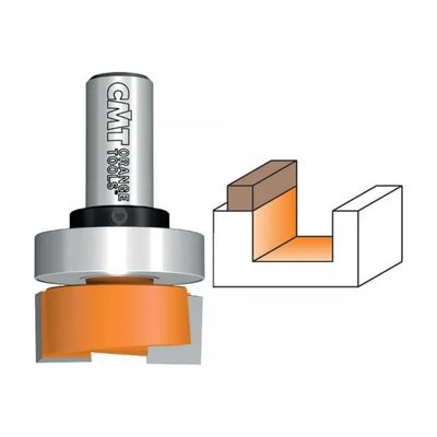 CMT Orange Tools 701.190.11B – Fresa diritta per mortasare 19 mm, gambo 6 mm