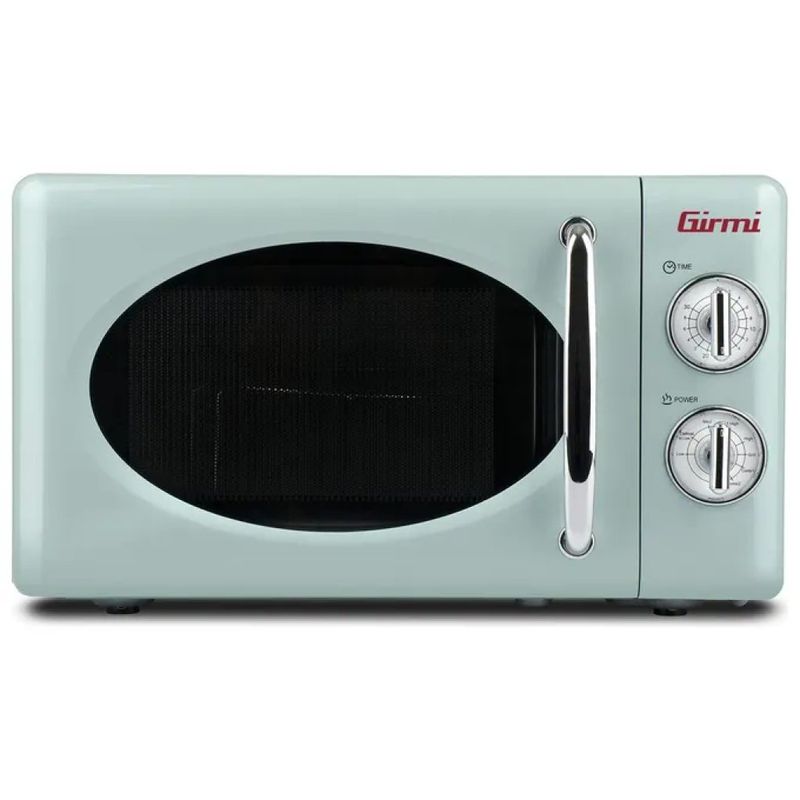 Girmi FM2100 Forno a Microonde Vintage 20 L con Grill, Verde Acqua