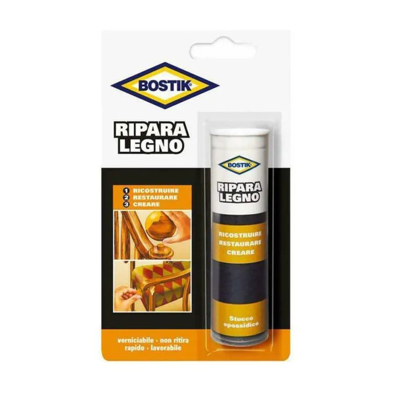 Bostik Ripara Legno – Pasta Bicomponente 56 g