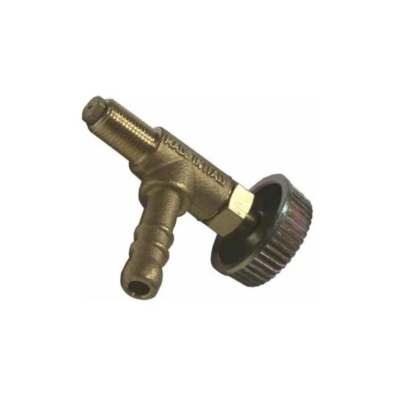 GNALI BOCIA Rubinetto a Spillo GNALI BOCIA per Fornelloni GPL, Ottone, M10x1, Portagomma 10 mm