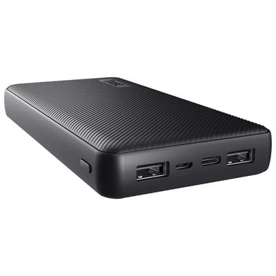Trust Primo Power Bank 20.000 mAh, 3 porte, 15 W, nero