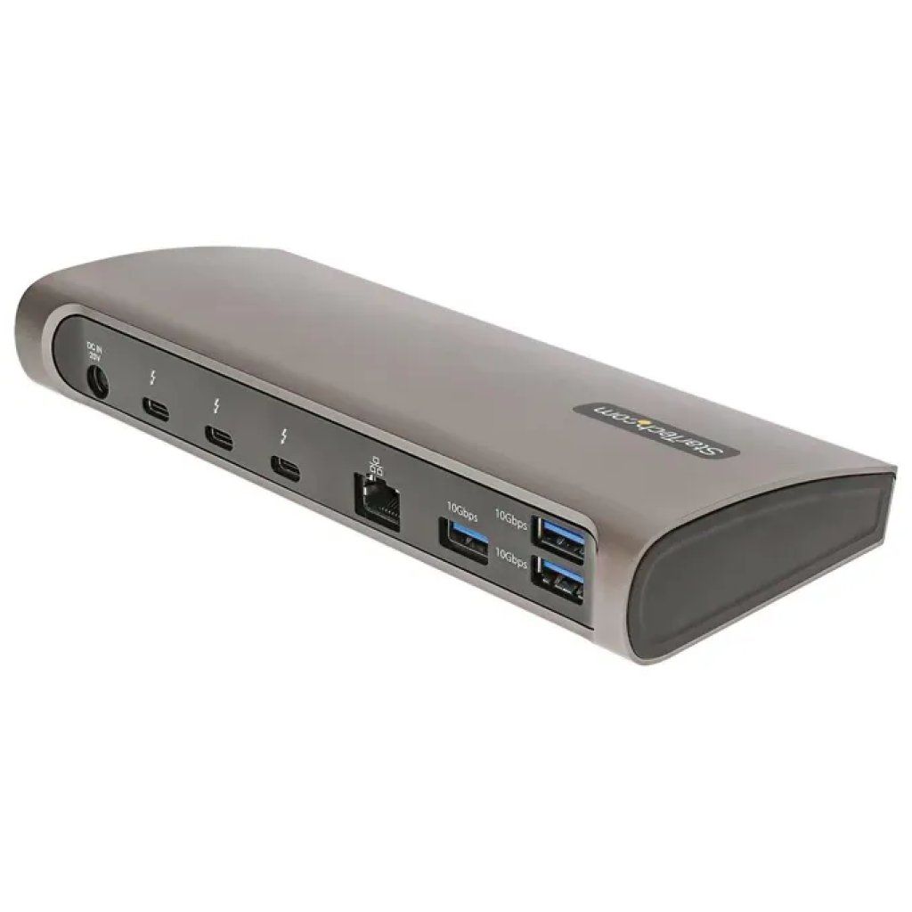 StarTech.com TB4CDOCKUE Docking Station Thunderbolt 4, 96 W, doppio monitor 4K StarTech.com TB4CDOCKUE Docking Station Thunderbolt 4, 96 W, doppio monitor 4K