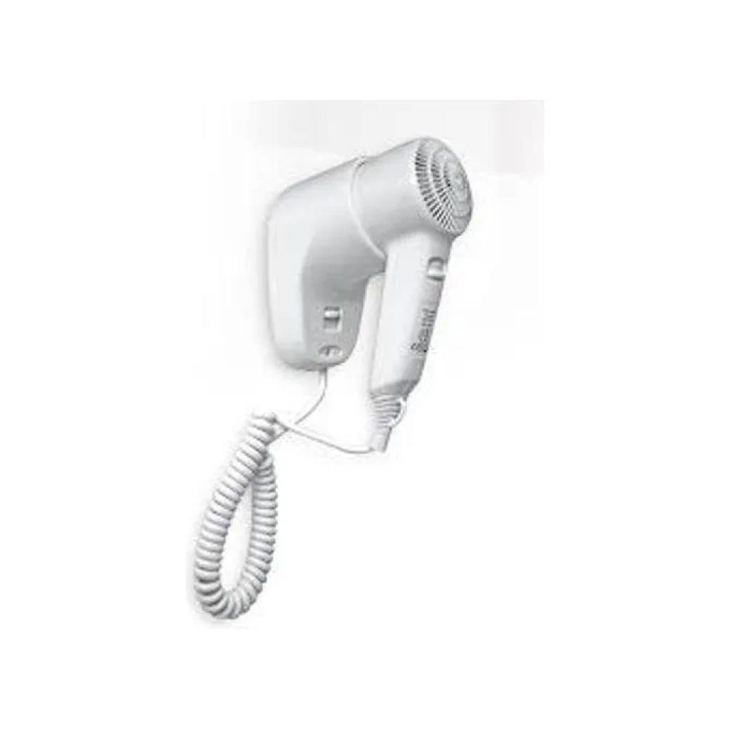 MOEL Tricky Dryer 744 Asciugacapelli da Parete 1200 W, 2 Velocità, Bianco