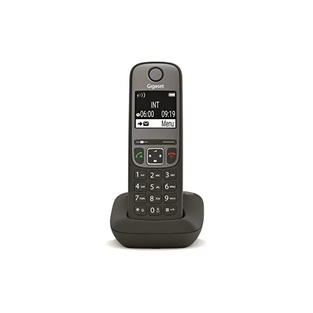 Gigaset AS690 Telefono Cordless DECT Nero e Grigio