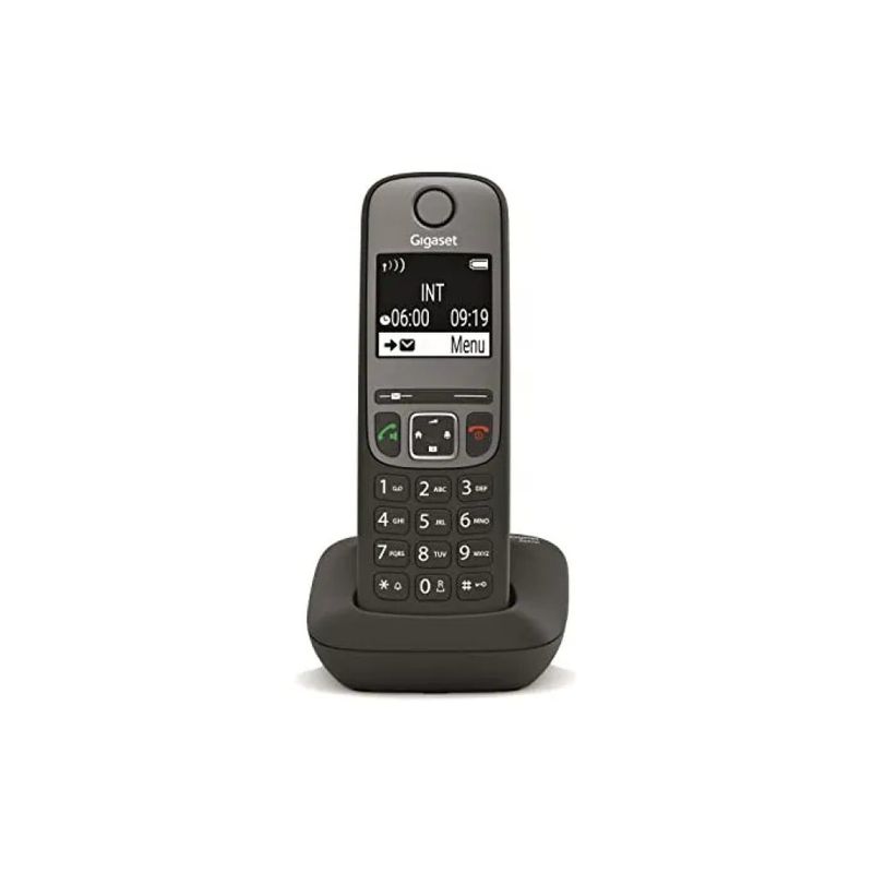 Gigaset AS690 Telefono Cordless DECT Nero e Grigio