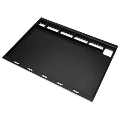 Weber 6791 Piastra in Ghisa per Genesis Serie 300, Nera