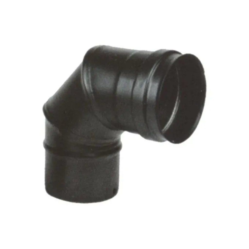 MARAL Gomito a 90° in Acciaio Inox Nero 300 mm per Pellet MARAL Gomito a 90° in Acciaio Inox Nero 300 mm per Pellet