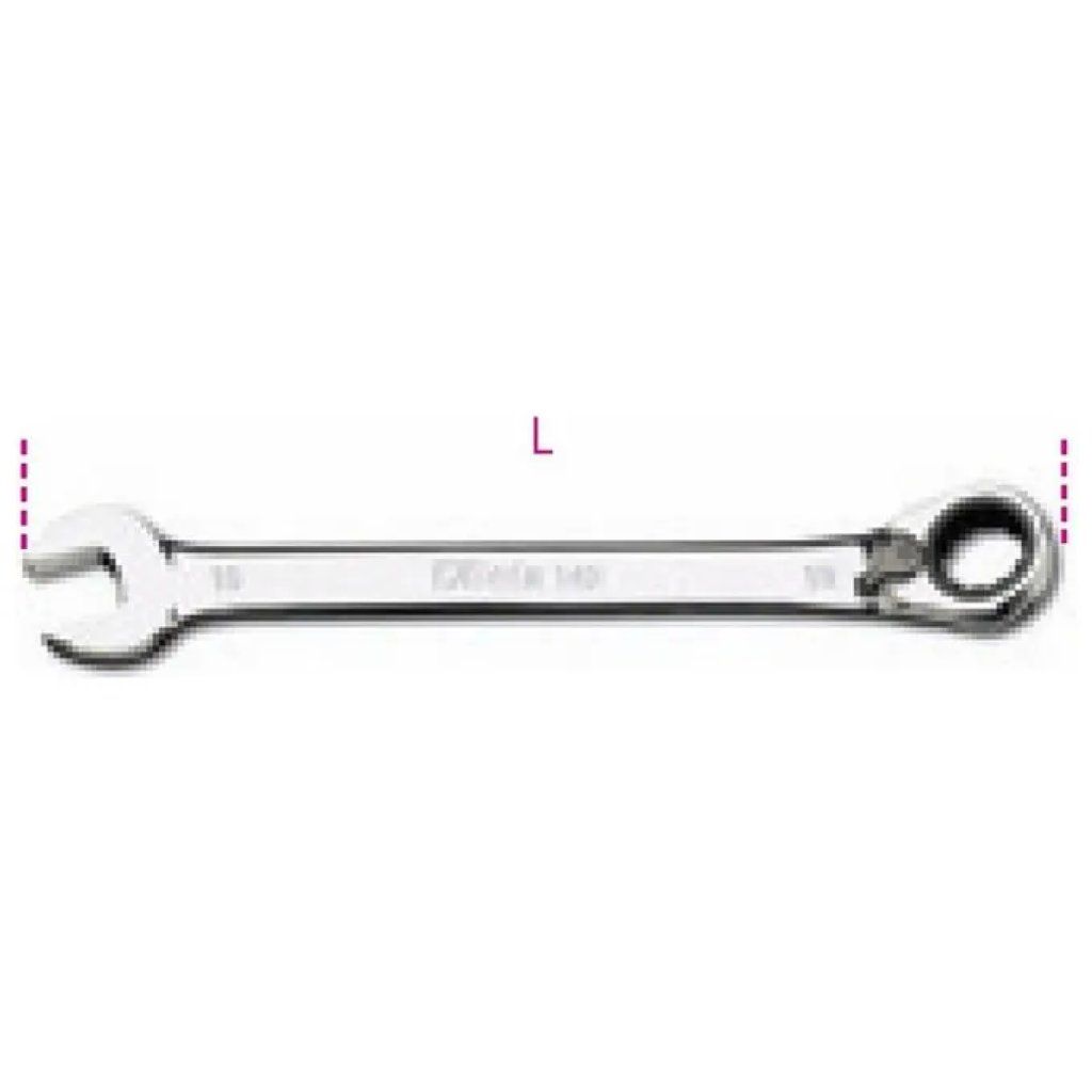 BETA 142 Chiave Combinata a Cricchetto Reversibile 8 mm