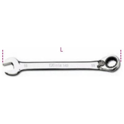 BETA 142 Chiave Combinata a Cricchetto Reversibile 8 mm