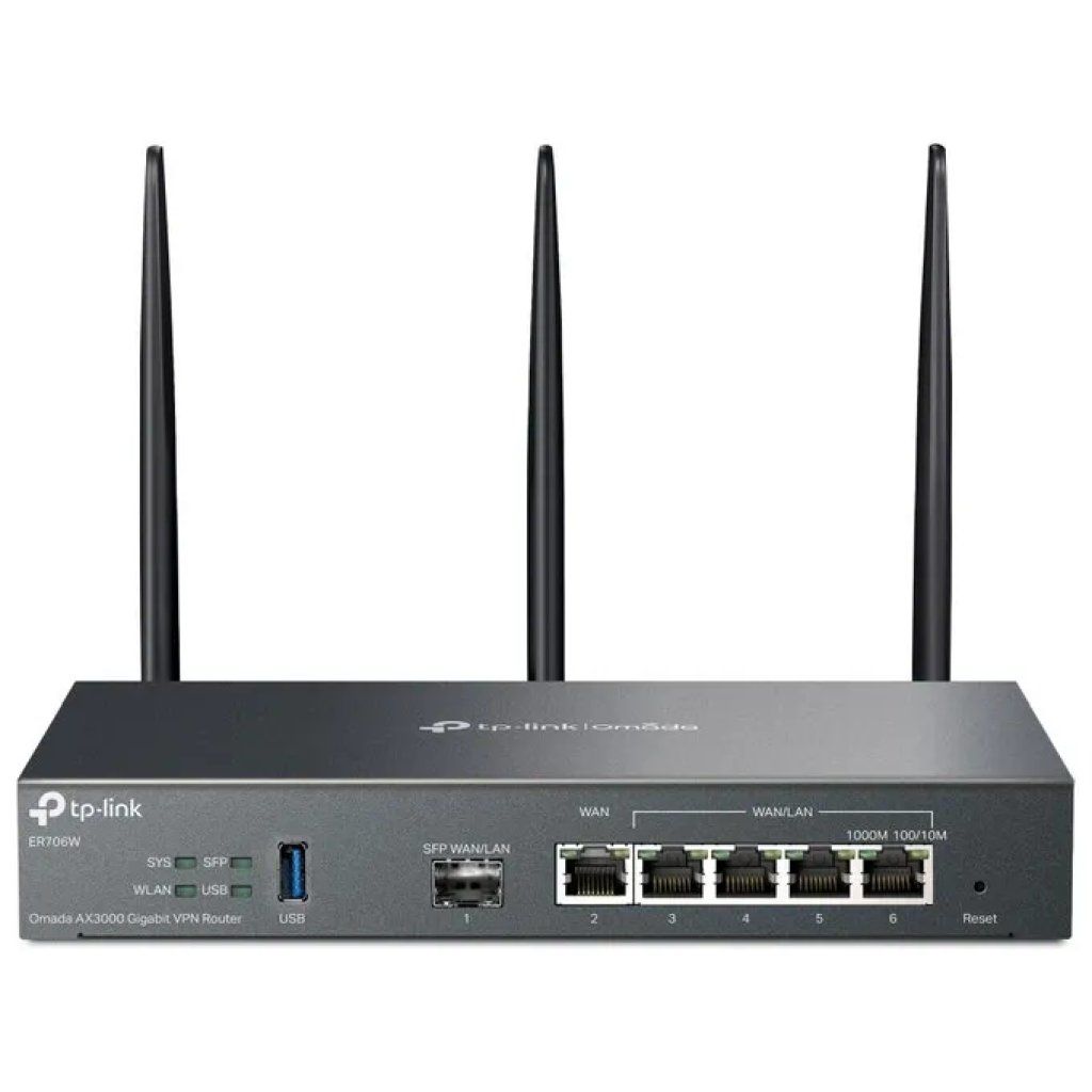 TP-Link Omada ER706W Router VPN Wi-Fi 6 AX3000 Dual-Band TP-Link Omada ER706W Router VPN Wi-Fi 6 AX3000 Dual-Band