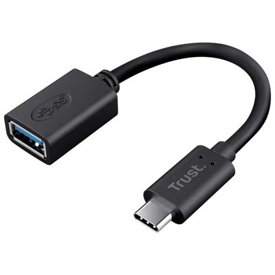 Trust 20967 Adattatore USB-C a USB-A 3.1 Gen 1, cavo da 9 cm, nero Trust 20967 Adattatore USB-C a USB-A 3.1 Gen 1, cavo da 9 cm, nero