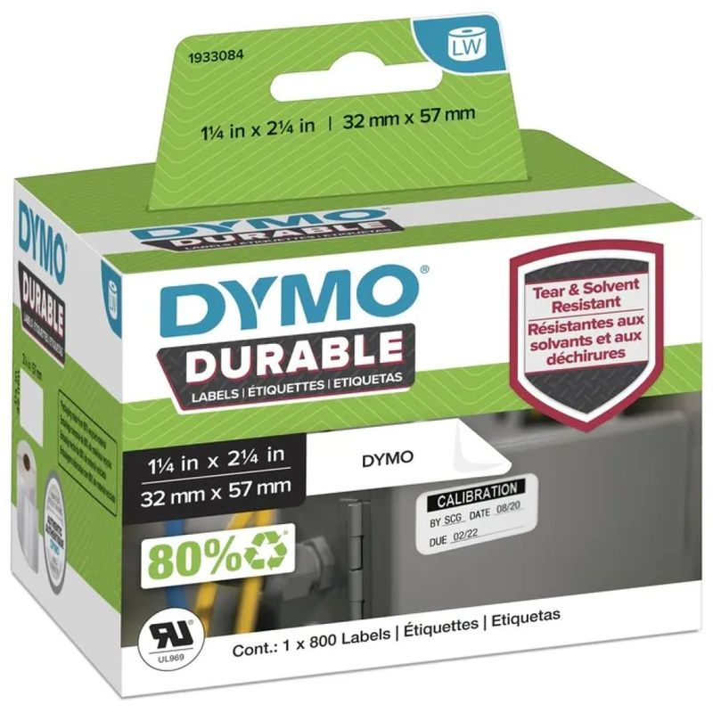 DYMO 1933084 Etichette Durevoli 57 × 32 mm, 800 pz
