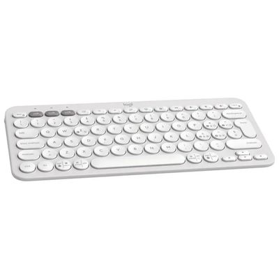 Logitech Pebble Keys 2 K380s – Tastiera Bluetooth Italiana Bianca