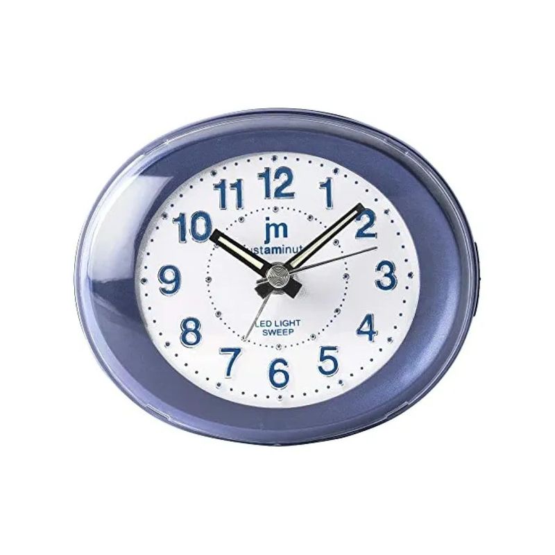 Lowell Just a Minute 6831717 – Sveglia analogica azzurra