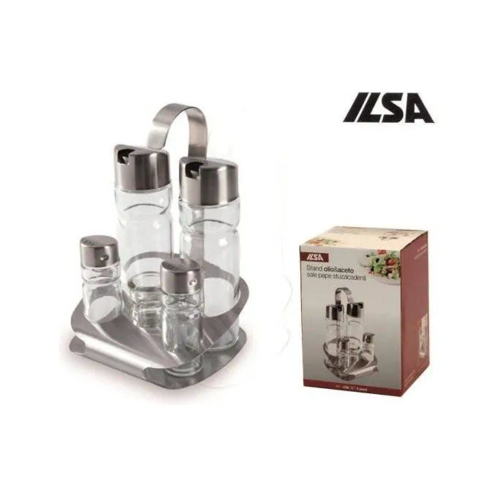 ILSA Menage da Tavola 5 Pezzi in Acciaio Inox ILSA Menage da Tavola 5 Pezzi in Acciaio Inox