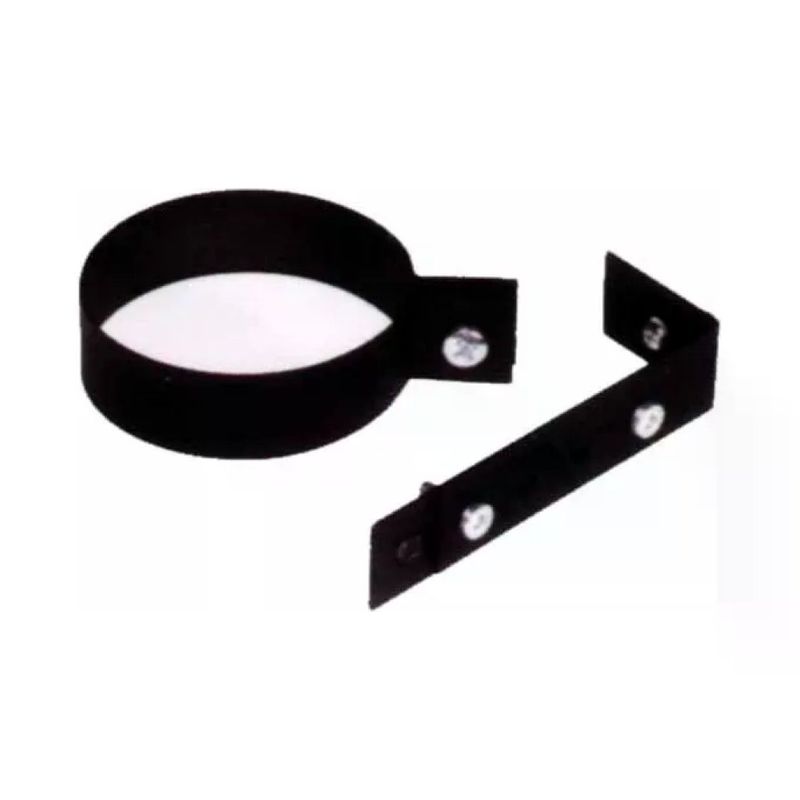ALA 2000 Reggitubi in Acciaio Nero per Tubi 8 cm
