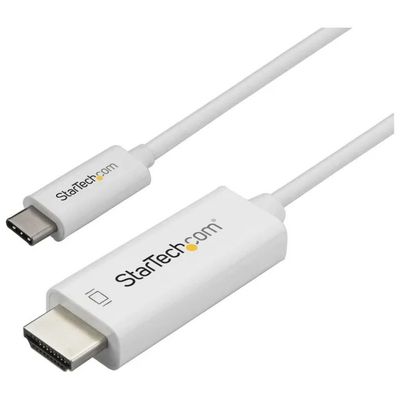 STARTECH.COM StarTech CDP2HD1MBNL – Cavo USB-C a HDMI 4K 60 Hz, 1 m, nero
