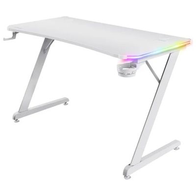 Trust GXT 709W LUMINUS Scrivania Gaming RGB Bianca Trust GXT 709W LUMINUS Scrivania Gaming RGB Bianca