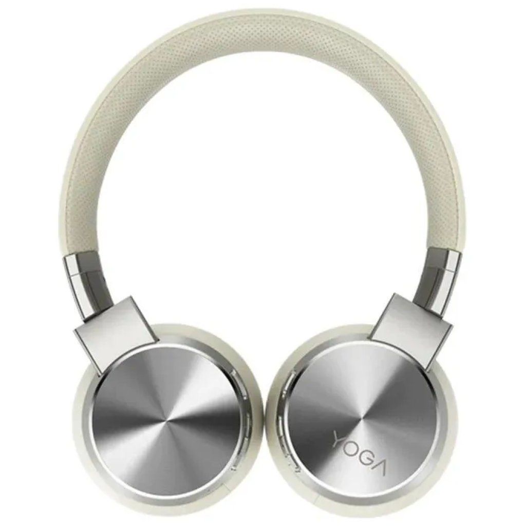 LENOVO Cuffie Lenovo Yoga Bluetooth con ANC, crema e bianco LENOVO Cuffie Lenovo Yoga Bluetooth con ANC, crema e bianco